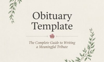 obituary template
